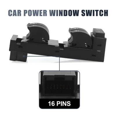 Harfington Uxcell Master Driver Side Power Window Switch 4B0 959 851 B Replacement for Audi Allroad Quattro A6 A6 Quattro S6 RS6 1999-2005