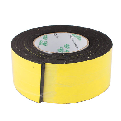 Harfington Uxcell 60mm x 6mm Single Sided Self Adhesive Shockproof Sponge Foam Tape 2 Meters Length