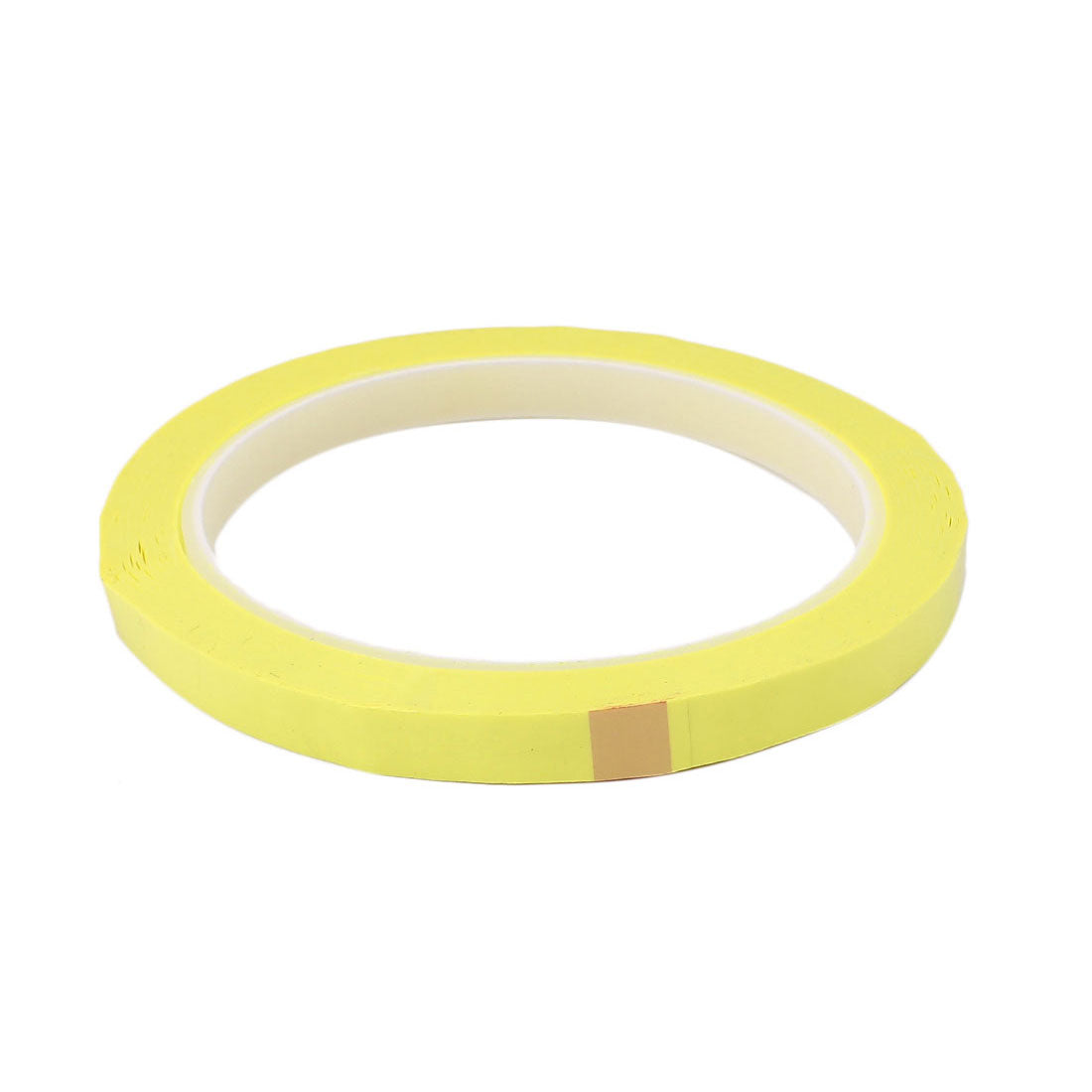 uxcell Uxcell 2 Pcs 8mm Single Sided Strong Self Adhesive Mylar Tape 50M Length Yellow