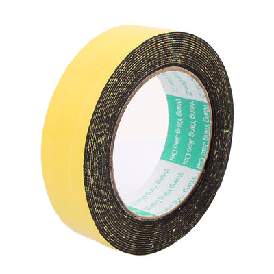 Harfington Uxcell 2Pcs 30mm x 1mm Single Sided Self Adhesive Shockproof Sponge Foam Tape 5M Length