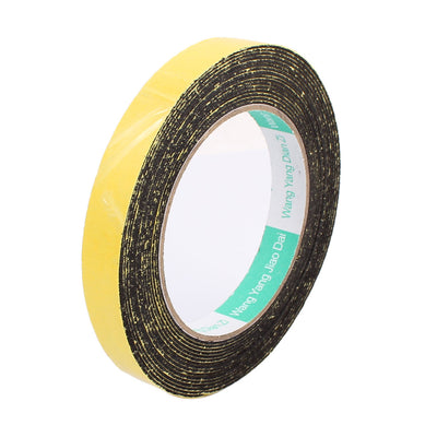 Harfington Uxcell 15mm x 1mm Single Sided Self Adhesive Shockproof Sponge Foam Tape 5M Length
