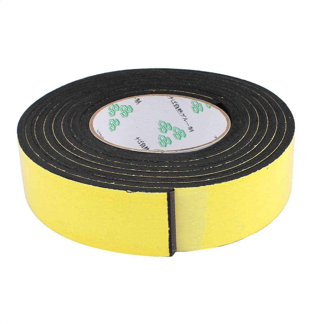 uxcell Uxcell 40mm x 5mm Single Sided Self Adhesive Shockproof Sponge Foam Tape 3 Meters