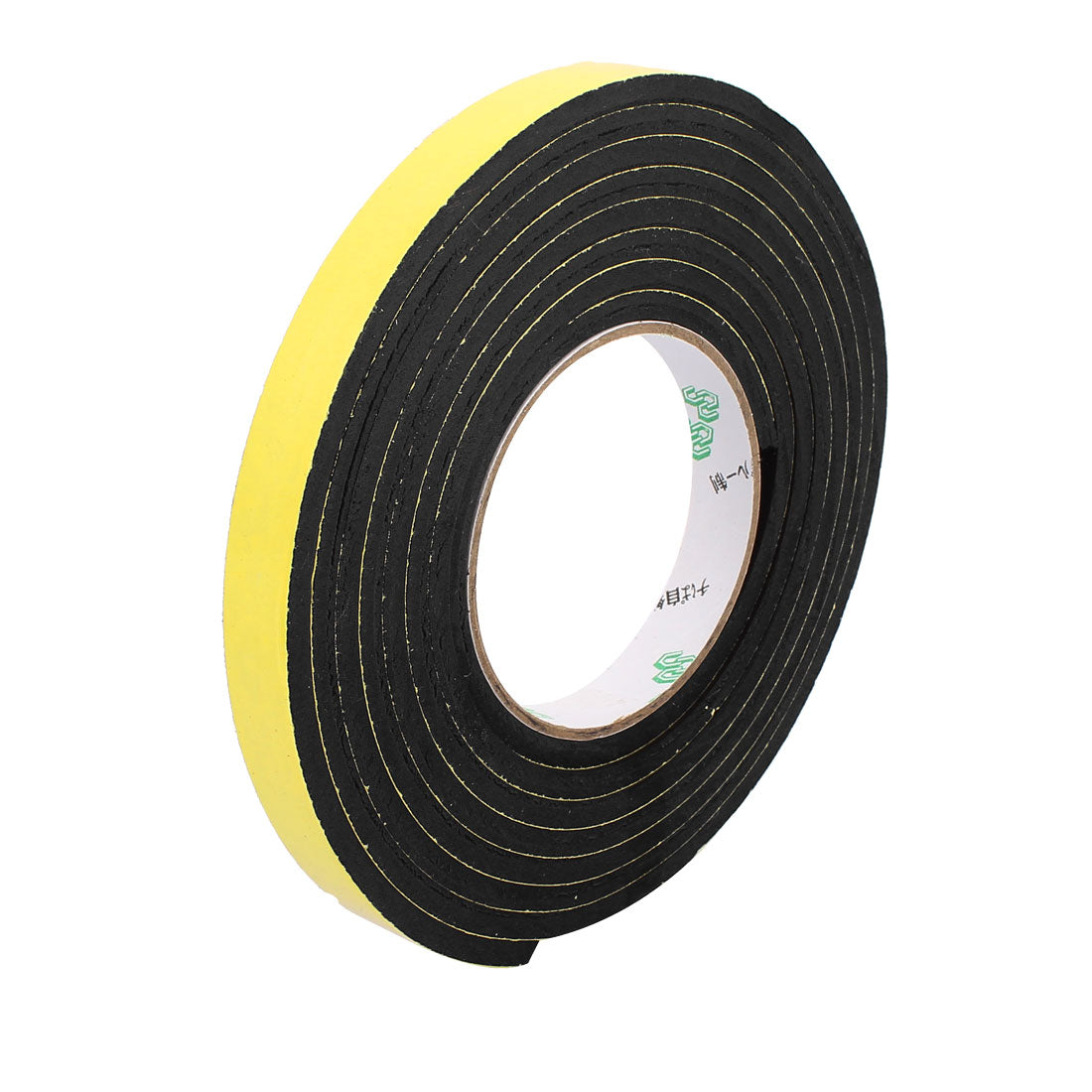 uxcell Uxcell 15mm x 5mm Single Sided Self Adhesive Shockproof Sponge Foam Tape 3 Meters