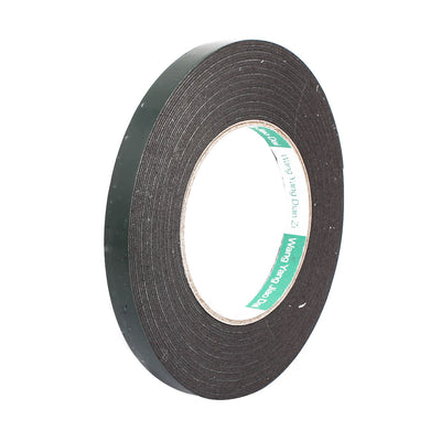 Harfington Uxcell 1pcs 12mm x 1mm Double Sided Self Adhesive Shock Resistant Anti-noise Foam Tape 10M Length