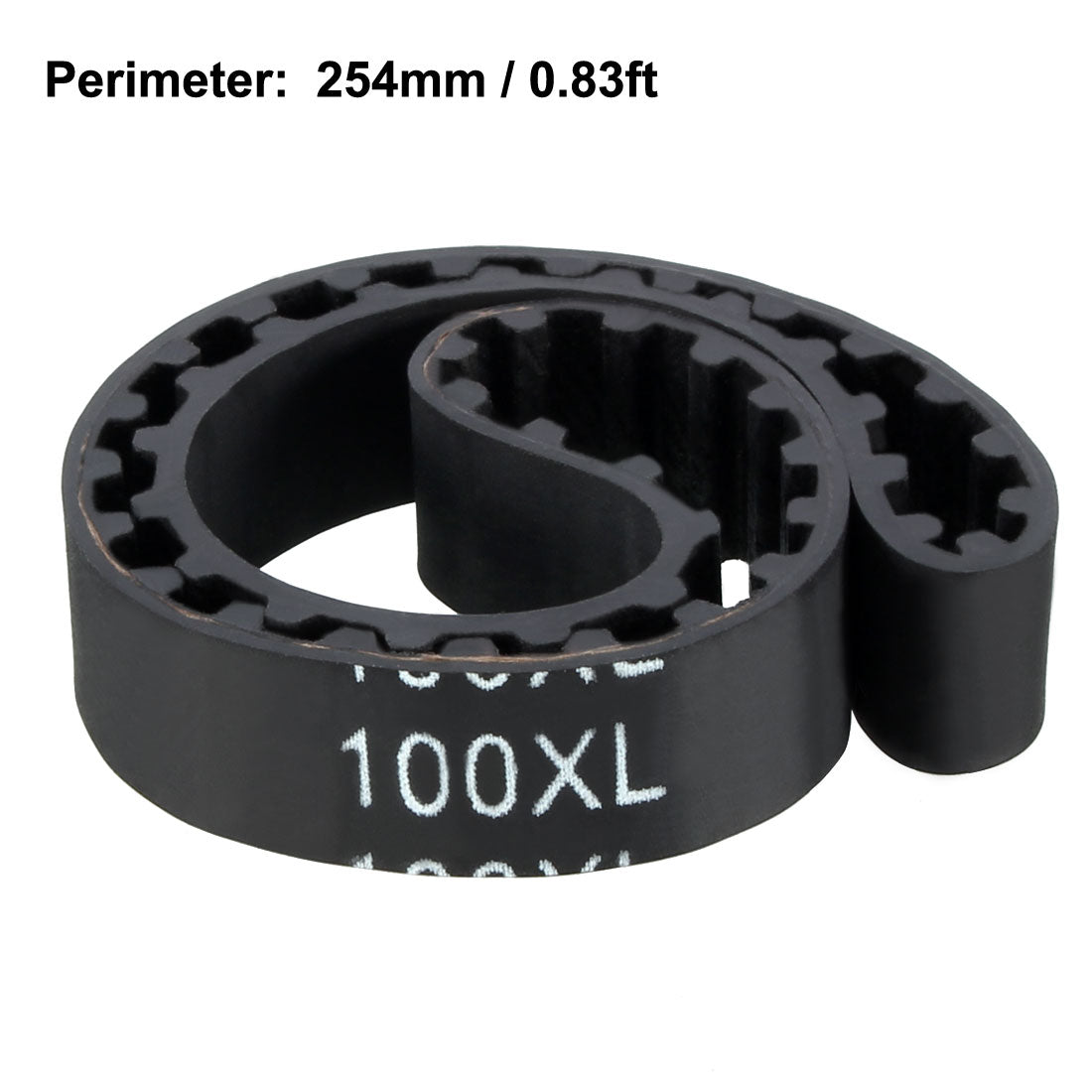 uxcell Uxcell 100XL Rubber Timing Belt Synchronous Closed Loop Timing Belt Pulleys 10mm Wide