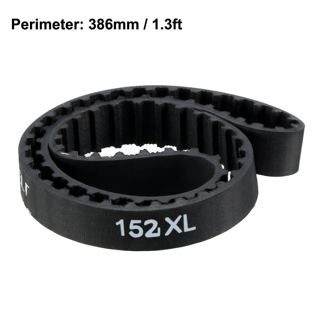 uxcell Uxcell 152XL Rubber Timing Belt Synchronous Closed Loop Timing Belt Pulleys 10mm Width