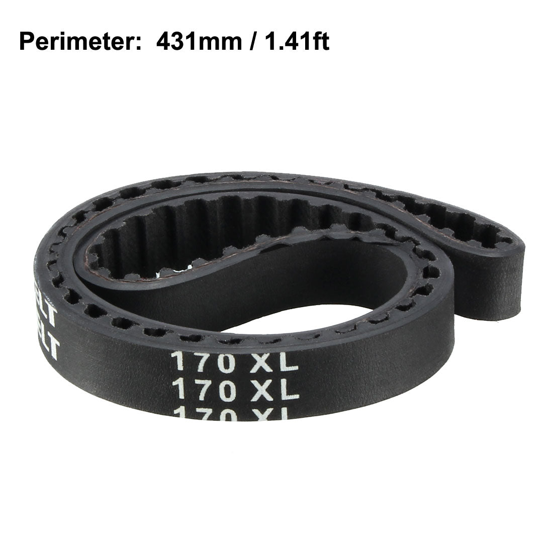 Uxcell Uxcell 166XL Rubber Timing Belt Synchronous Closed Loop Timing Belt Pulleys 10mm Width