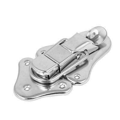 Harfington Uxcell Suitcase Briefcase Handbag Metal Toggle Latch Hasp Lock Silver Tone 90mm Long