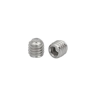 Harfington Uxcell M3x3mm 316 Stainless Steel Hex Socket Cup Point Grub Set Screws 100pcs