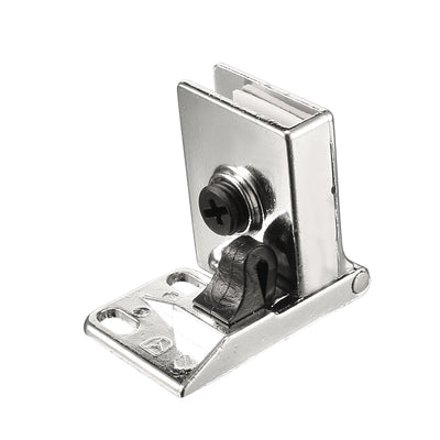Harfington Uxcell Metal Wall Mounted Glass Holders Door Hinges Clamps Clips 1Pair