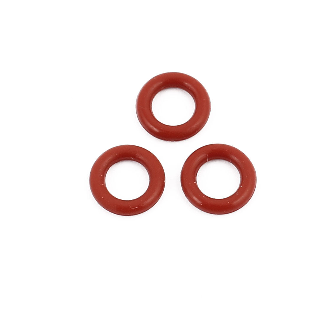 uxcell Uxcell 20Pcs 9mm x 1.9mm Rubber O-rings NBR Heat Resistant Sealing Ring Grommets Red