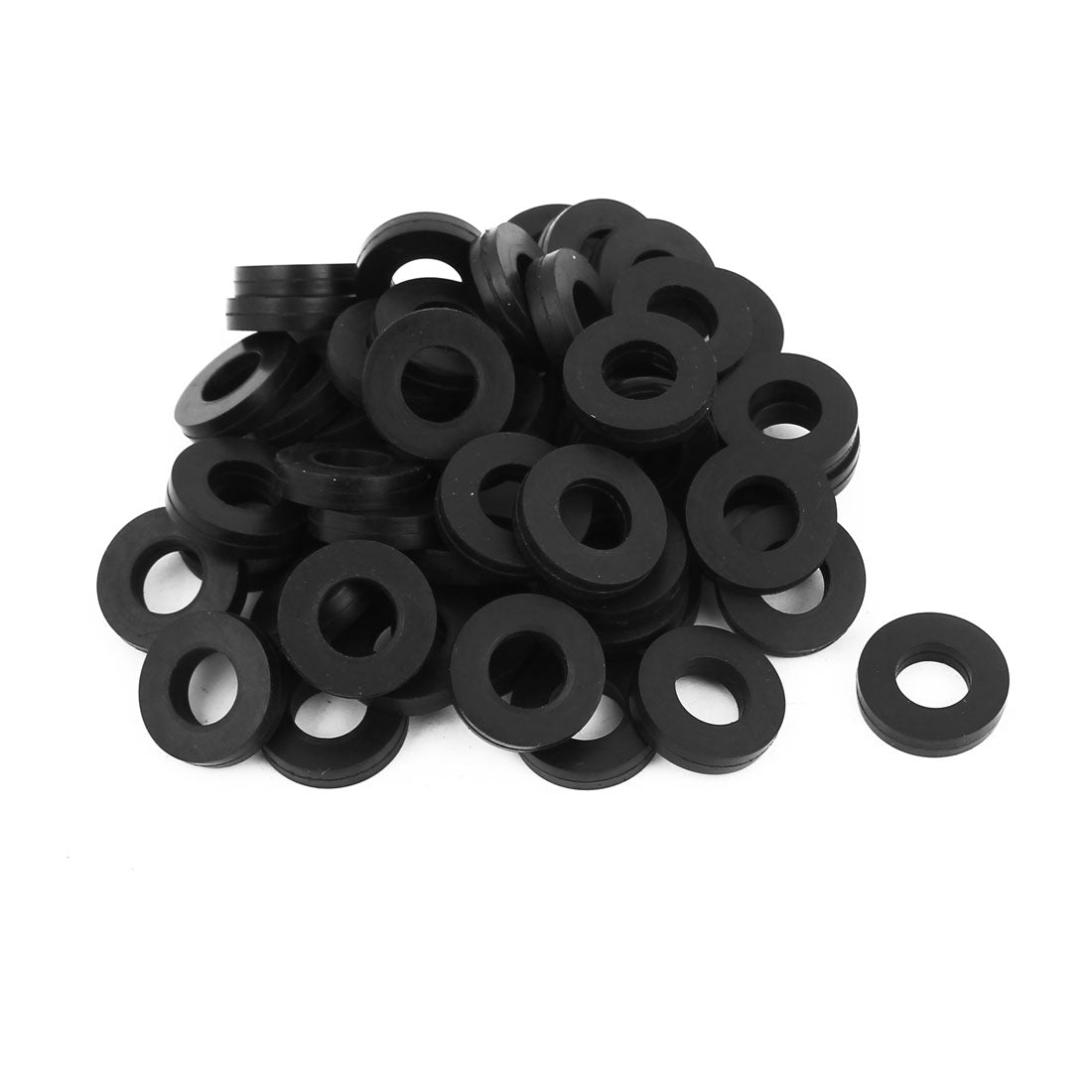 uxcell Uxcell 9 x 18 x 4mm O-Ring Hose Gasket Flat Rubber  Lot for  Grommet 50pcs