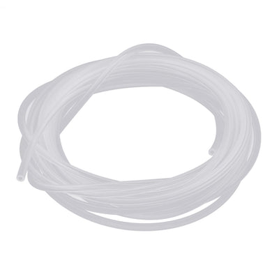 Harfington Uxcell 2mmx4mm PTFE High Temperature Transparent Tubing 2 Meters 6.6Ft for Electronics