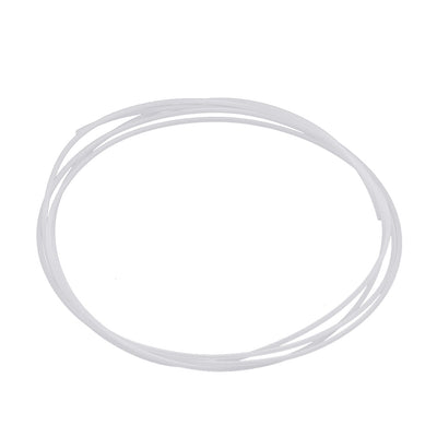 Harfington Uxcell 0.6mm x 1mm PTFE High Lubricating Ability Tubing 1 Meters 3.3Ft for Electronics