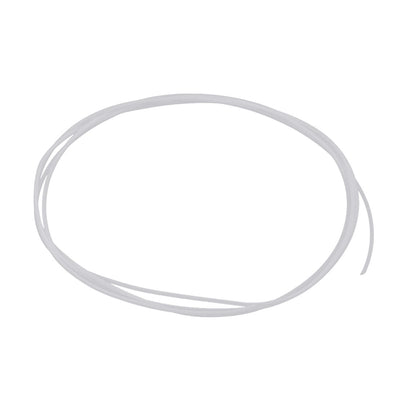 Harfington Uxcell 0.6mm x 1mm PTFE High Lubricating Ability Tubing 2 Meter 6.6Ft for Electronics