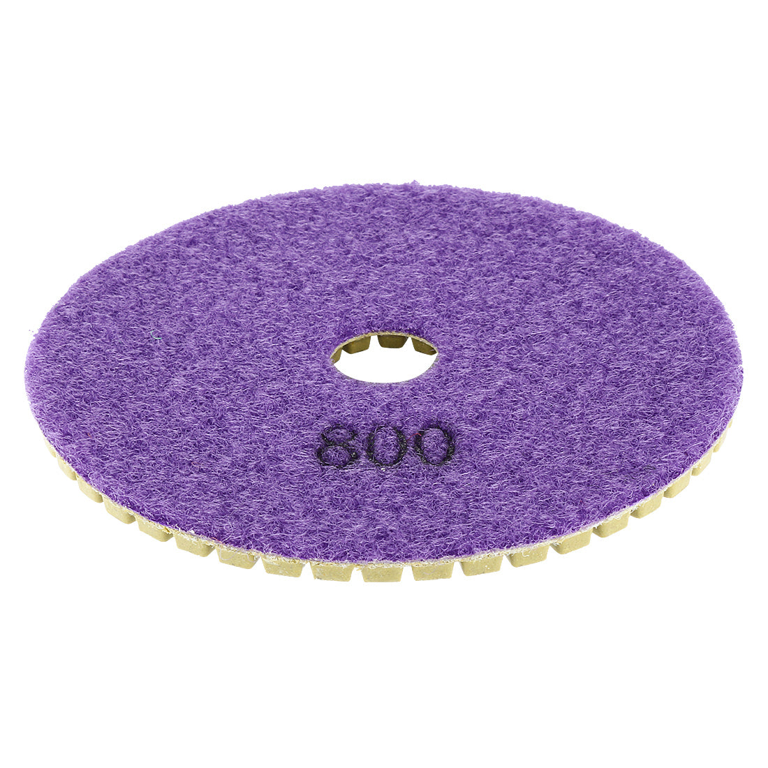 uxcell Uxcell 4" Diamond Wet Polishing Pad Grit 800 10pcs for Granite Concrete Marble