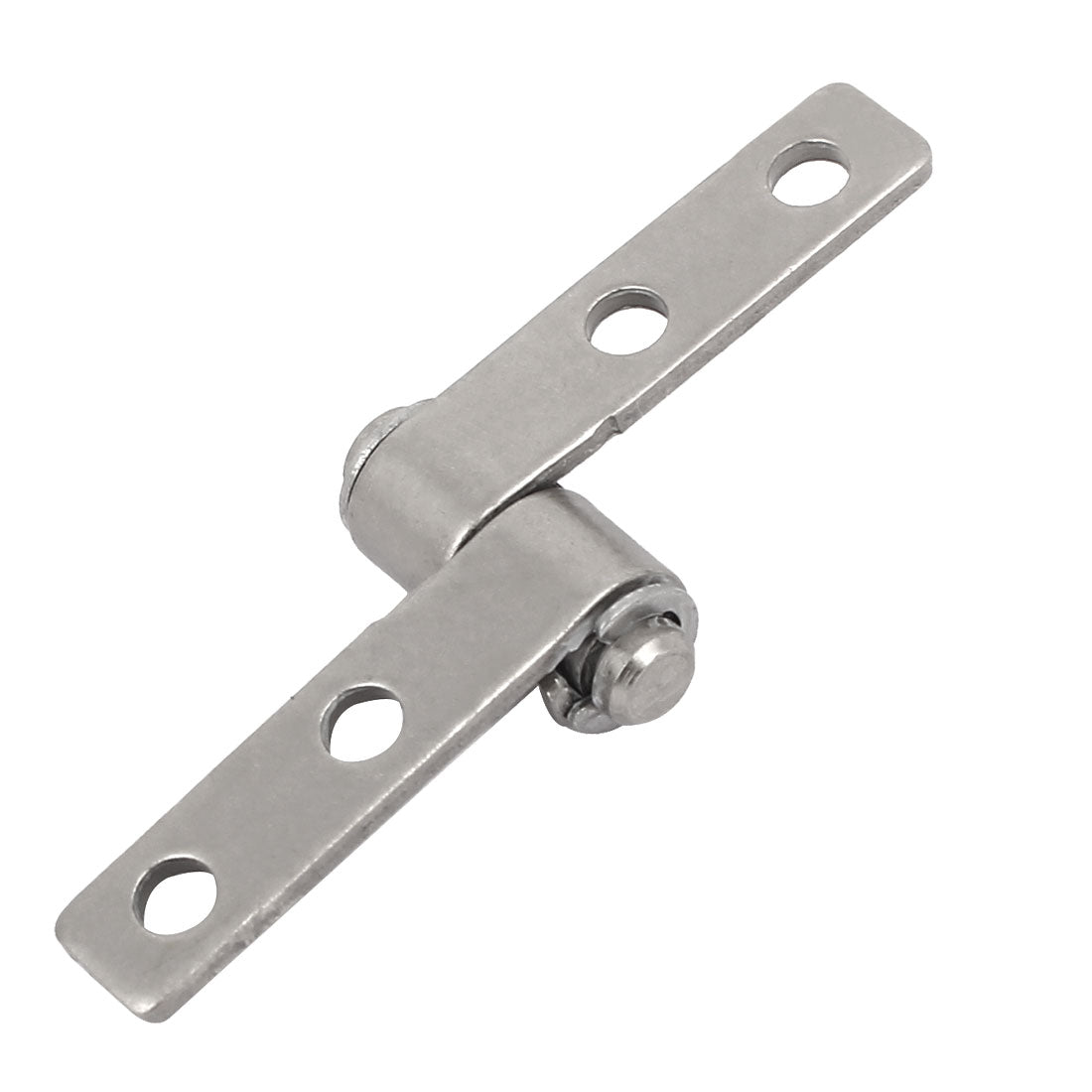 uxcell Uxcell 0.1Nm Iron Nickel Plated Torque Type Friction Positioning Hinge Silver Tone