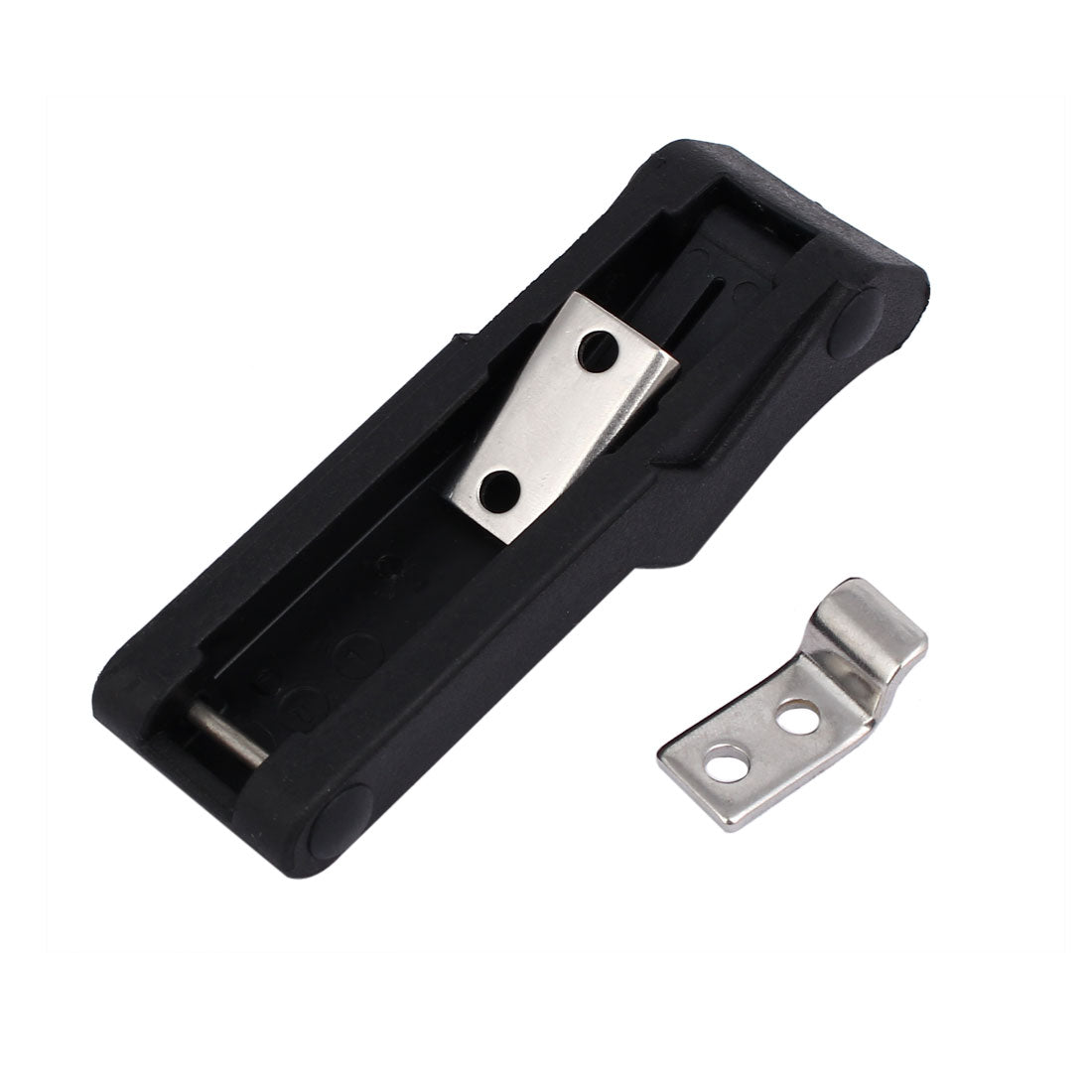 uxcell Uxcell Cabinets Draw Boxes Rubber Security Toggle Hasp Latch Lock Black 96.5x29x20mm