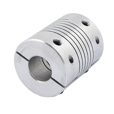 Harfington Uxcell Motor Shaft 14mm to 14mm Joint Helical Beam Coupler Coupling 32mm Dia 40mm Length