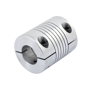 Harfington Uxcell Motor Shaft 14mm to 16mm Joint Helical Beam Coupler Coupling 32mm Dia 40mm Length