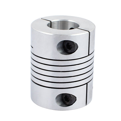 Harfington Uxcell Motor Shaft 16mm to 16mm Joint Helical Beam Coupler Coupling 32mm Dia 40mm Length