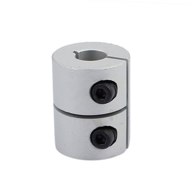 Harfington Uxcell Motor Shaft 8mm to 6.35mm Joint Helical Beam Coupler Coupling 20mm Dia 25mm Length