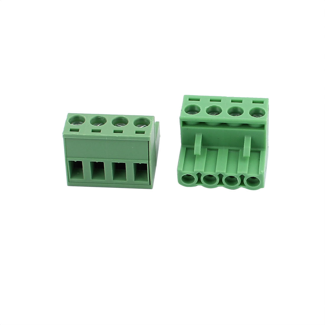 Uxcell Uxcell 50Pcs 300V KF2EDGK 5.08mm Pitch 4-Pin PCB Screw Terminal Block Connector
