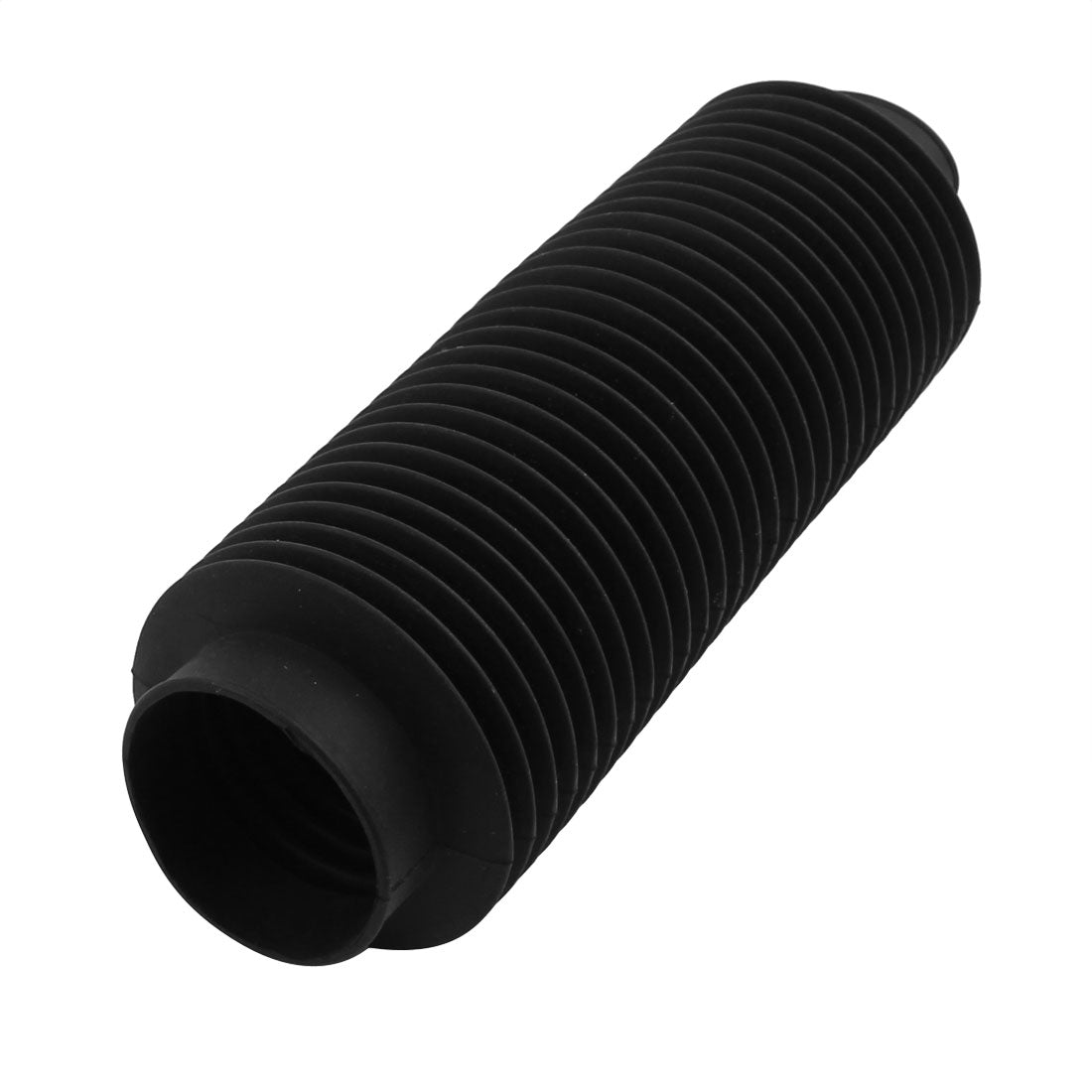 uxcell Uxcell 50mm Inner Diameter Machinery Black Rubber Flexibility Corrugated Sleeve Bellows