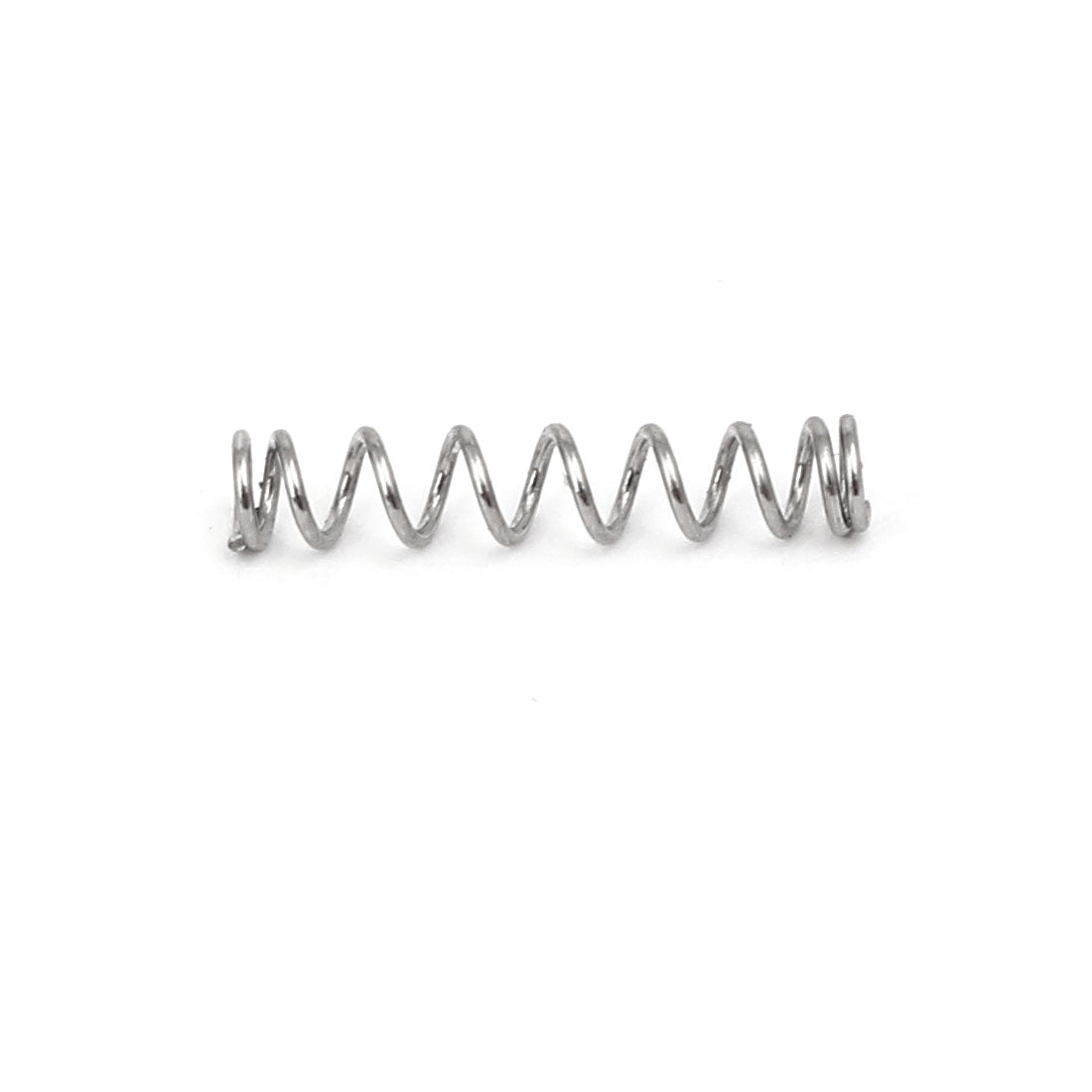 uxcell Uxcell 0.3mmx2mmx10mm 304 Stainless Steel Compression Springs Silver Tone 10pcs