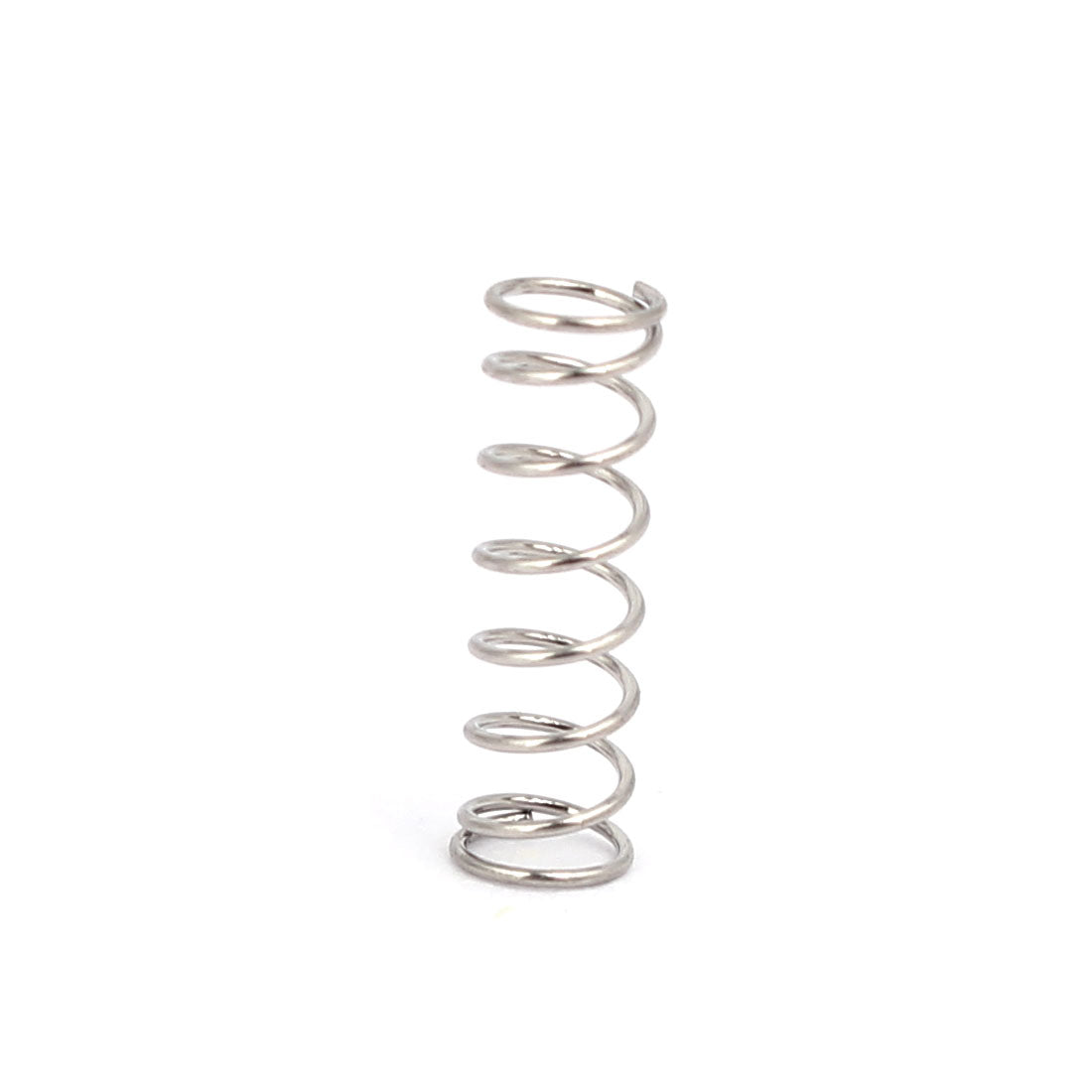 uxcell Uxcell 0.3mmx3mmx10mm 304 Stainless Steel Compression Springs Silver Tone 10pcs