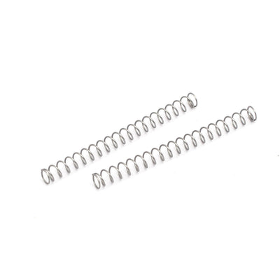 Harfington Uxcell 0.3mmx3mmx35mm 304 Stainless Steel Compression Springs Silver Tone 10pcs