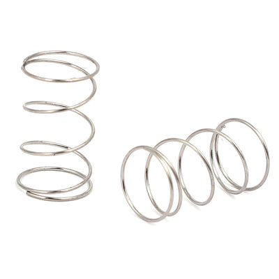 Harfington Uxcell 0.3mmx6mmx10mm 304 Stainless Steel Compression Springs Silver Tone 10pcs