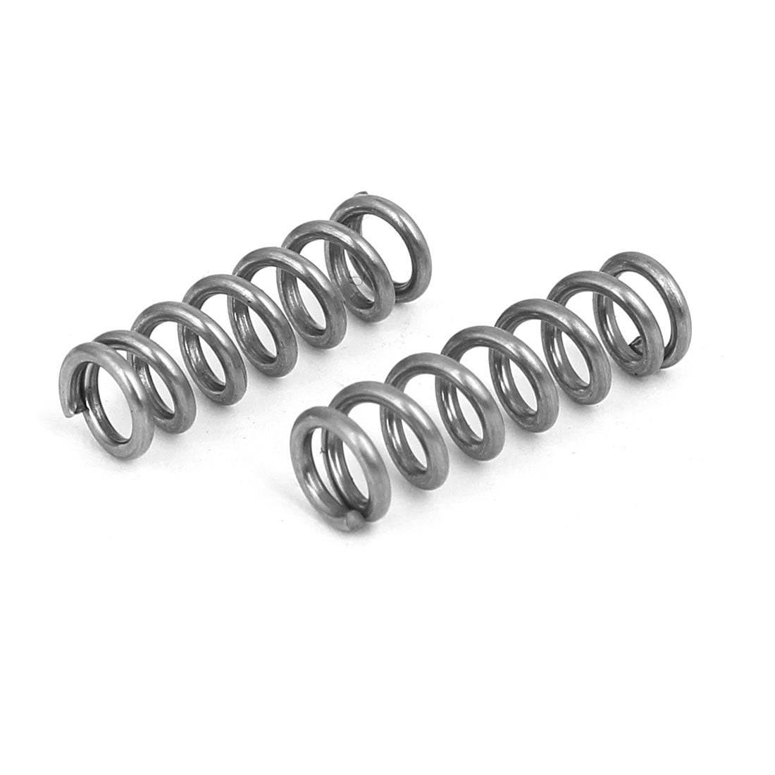 Uxcell 1mmx6mmx20mm 304 Stainless Steel Compression Springs Silver Tone ...