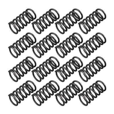 uxcell Uxcell Compression Spring 1.2mm Wire Dia,10mm OD,20mm Free Length,Black,20Pcs