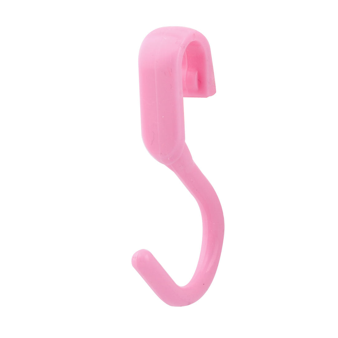 uxcell Uxcell Home Kitchen Bathroom Plastic Clothes Towel Brush Rod Hanging Hook Pink 20pcs