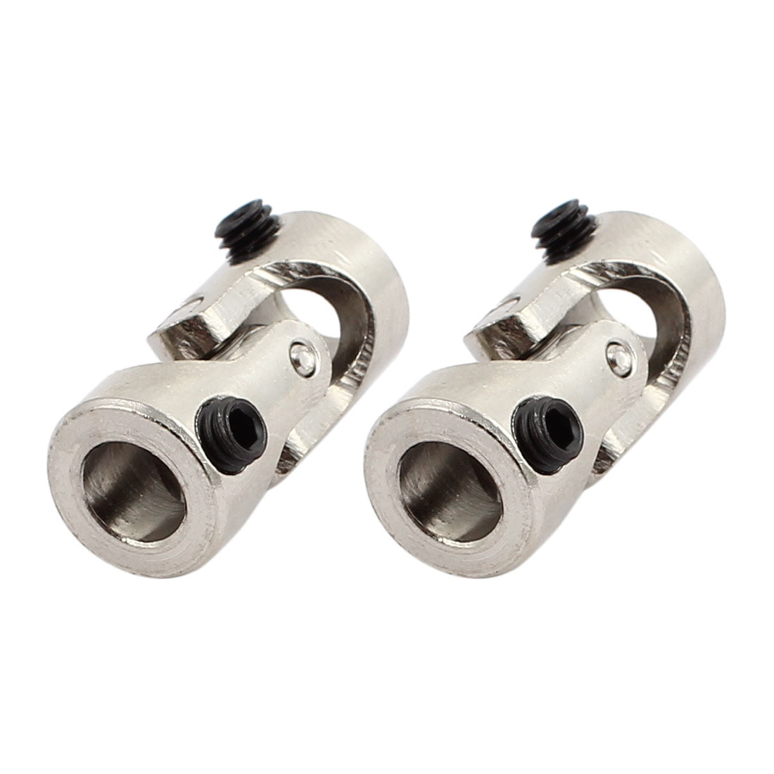 uxcell Uxcell 6.0mm to 6.0mm Inner Dia Rotatable Universal Steering Shaft U Joint Coupler 2pcs