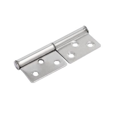 Harfington Uxcell 2.5-inch Length Stainless Steel Lift Off Detachable Flag Hinge Silver Tone