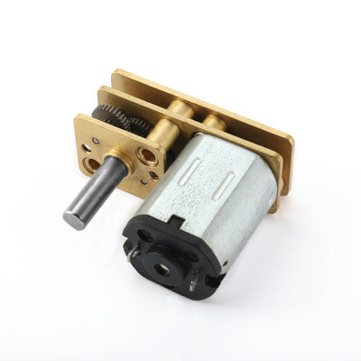 Harfington Uxcell DC 6V 105RPM Mini Speed Reduction Motor Electric Micro Gear Box with 2 Terminals