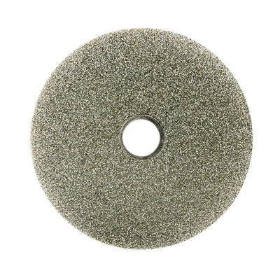 Harfington Uxcell 100mm 4-inch Grit 80 Diamond Coated Flat Lap Disk Wheel Grinding Sanding Disc