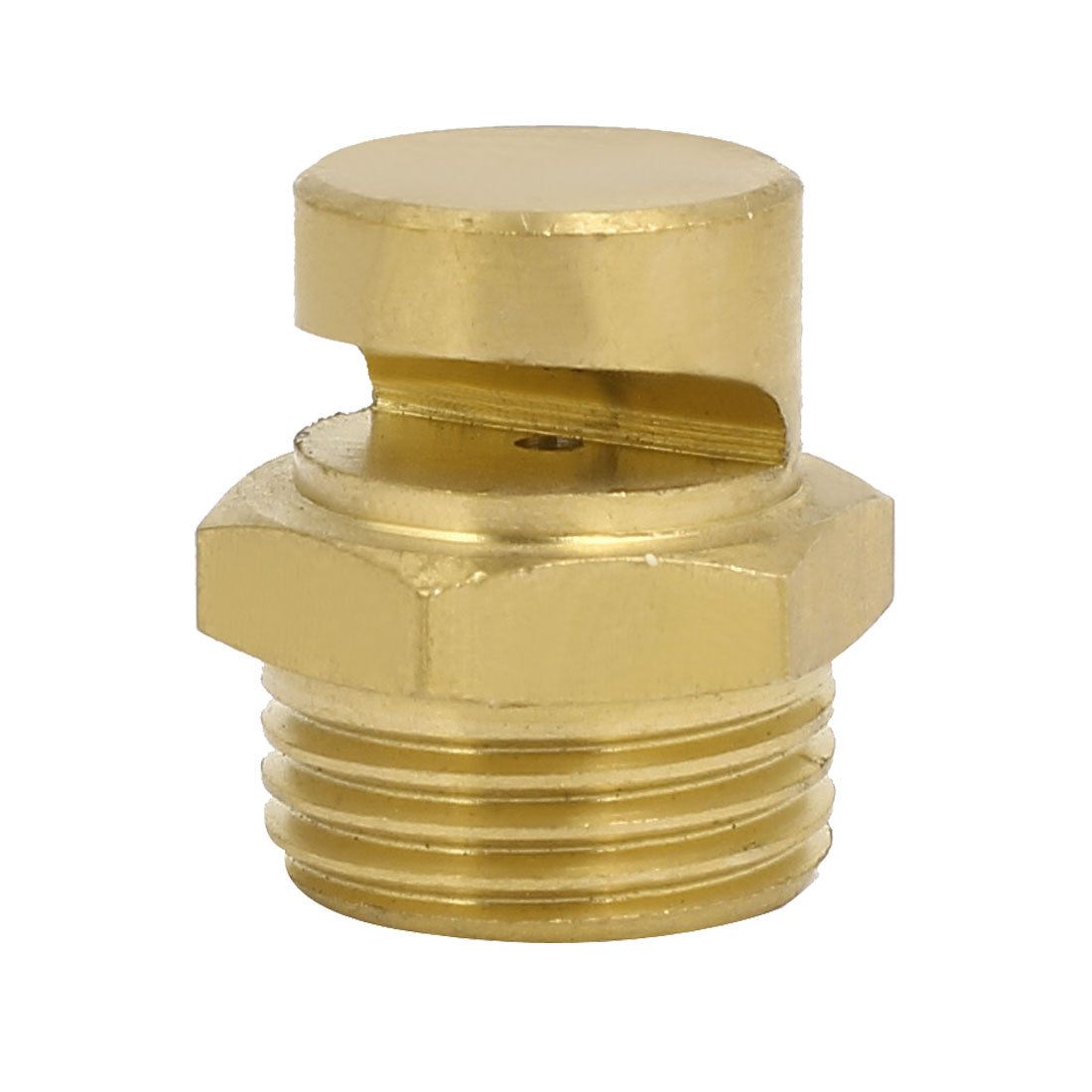 uxcell Uxcell 1/2BSP Male Thread 170 Degree Angle Flat Fan Spray Tip Brass Tone 2pcs