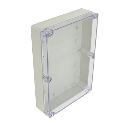 Harfington Uxcell 10.4"x7.2"x2.4"(263mmx182mmx60mm) ABS Junction Box Electric Project Enclosure Clear