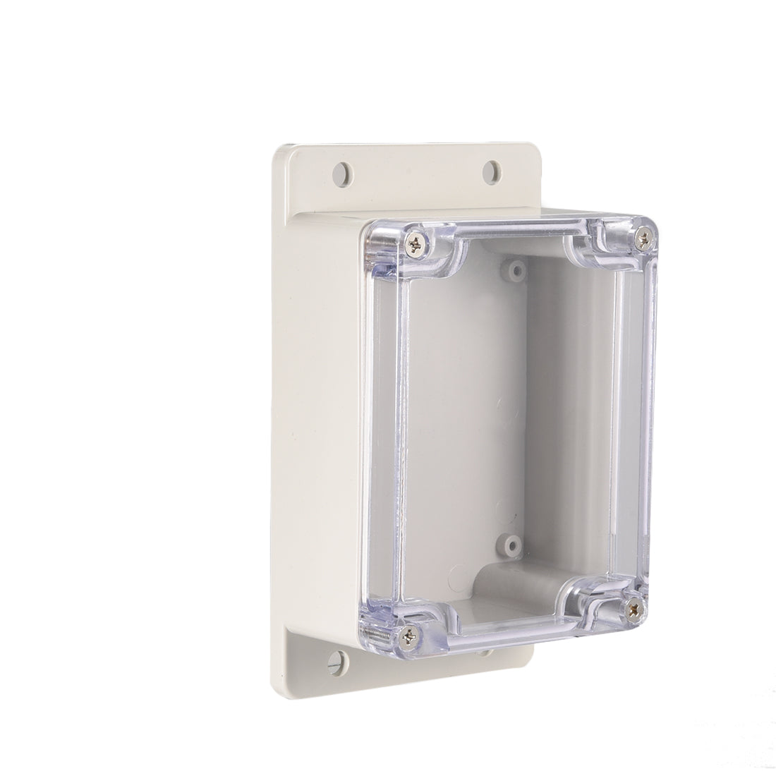 uxcell Uxcell 115mmx90mmx56mm(4.5"x3.5"x2.2") ABS Junction Box Universal Project Enclosure w PC Transparent Cover