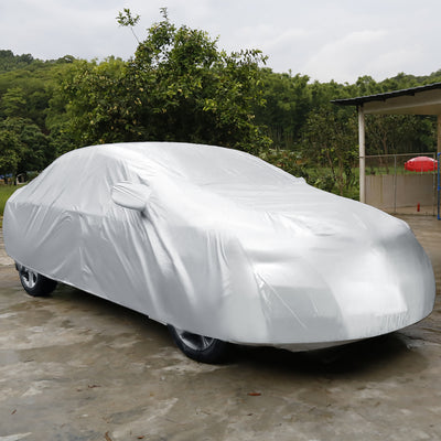 Harfington Uxcell Sedan Car Cover Waterproof Outdoor Sun Rain Resistant Protection for Chevrolet Cruze 4.45M x 1.8M x 1.45M