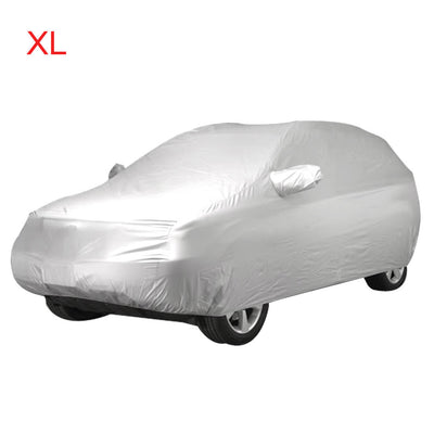 Harfington Uxcell XL Car Cover Waterproof Sun Snow Dust Rain Resistant Protection 5.25M x 1.9M x 1.55M