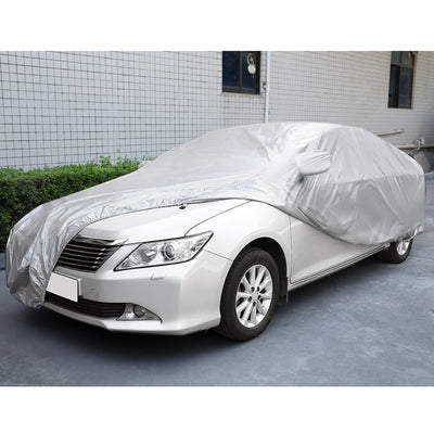 Harfington Uxcell Car Cover Waterproof Outdoor Sun Rain Resistant Protection for Toyota Corolla 4.7M x 1.8M x 1.5M