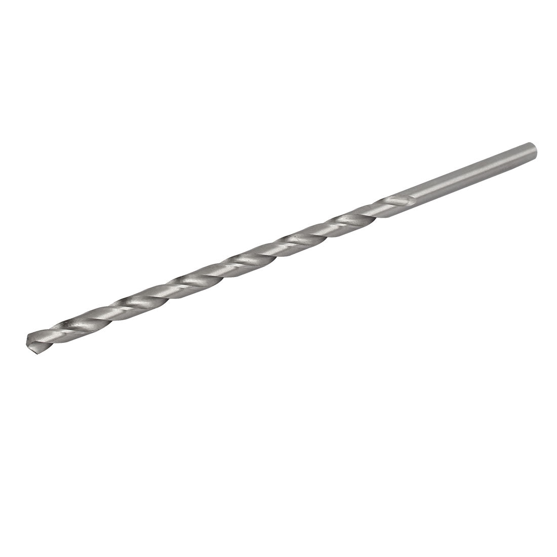 uxcell Uxcell 8.5mm Drilling Dia 250mm Length HSS Round Shank Twist Drill Bit Silver Tone