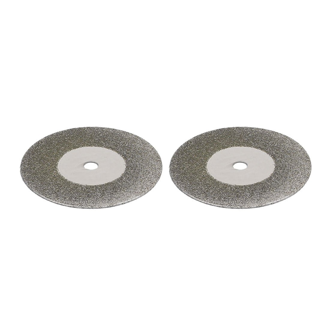 uxcell Uxcell 30mm Dia Diamond Coated Flat Lap Disk Wheel Grinding Sanding Disc 2pcs