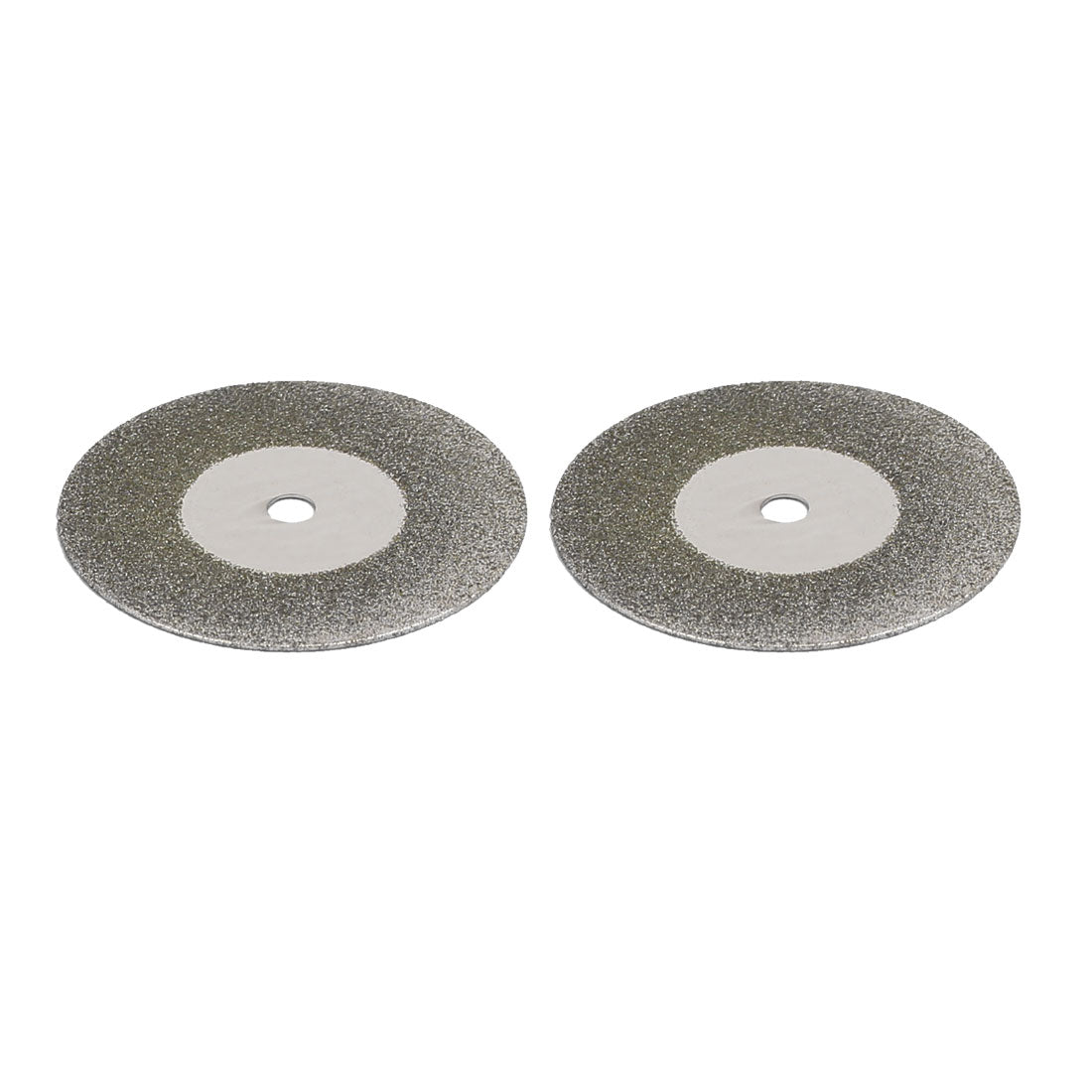uxcell Uxcell 30mm Dia Diamond Coated Flat Lap Disk Wheel Grinding Sanding Disc 2pcs