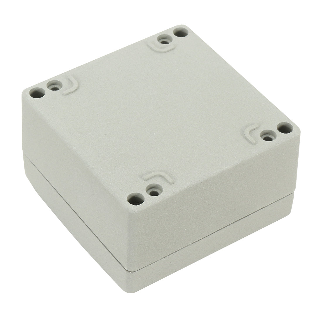 uxcell Uxcell 3.9"x3.9"x2.3"(100mmx100mmx60mm) Aluminum Junction Box Universal Electric Project Enclosure w Two Horns