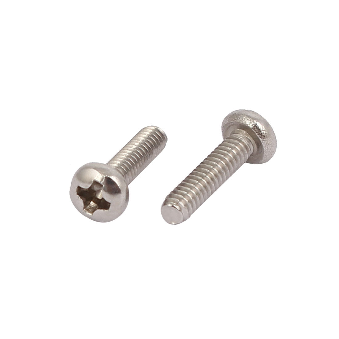 uxcell Uxcell M2x8mm 316 Stainless Steel Phillips Round Pan Head Machine Screw Bolt 60pcs